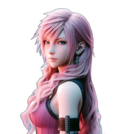 3d render, concept art, fantasy art, anime transparent PNG cut-out