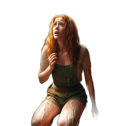 dress, creature, face, concept art transparent PNG cut-out