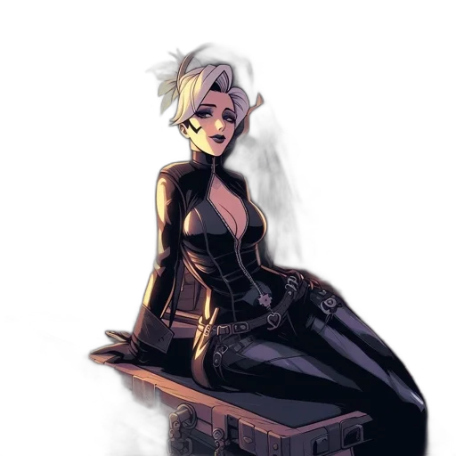 dress, crown, robot, weapon transparent PNG cut-out