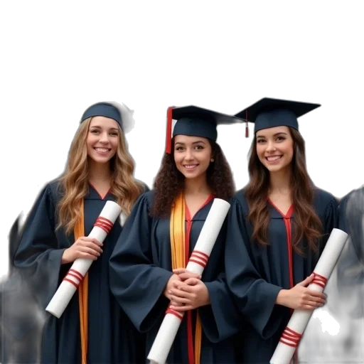 staff, 3d render, students, holding transparent PNG cut-out