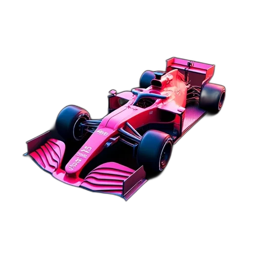 car, 3d render, vaporwave, concept art transparent PNG cut-out