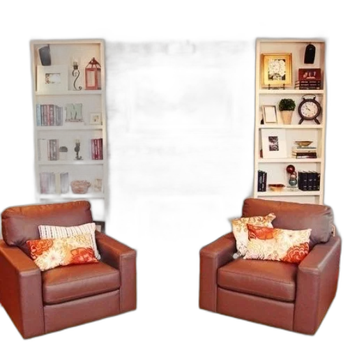 furniture, 3d render, cozy, living transparent PNG cut-out