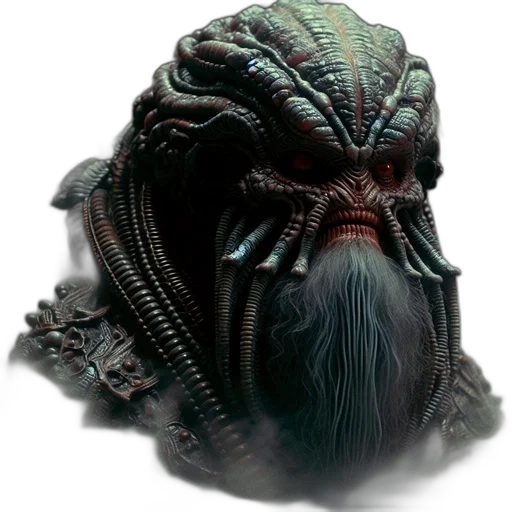 mask, creature, face, hair transparent PNG cut-out