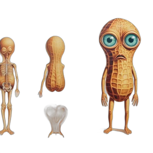 creature, concept art, 3d render, fantasy art transparent PNG cut-out