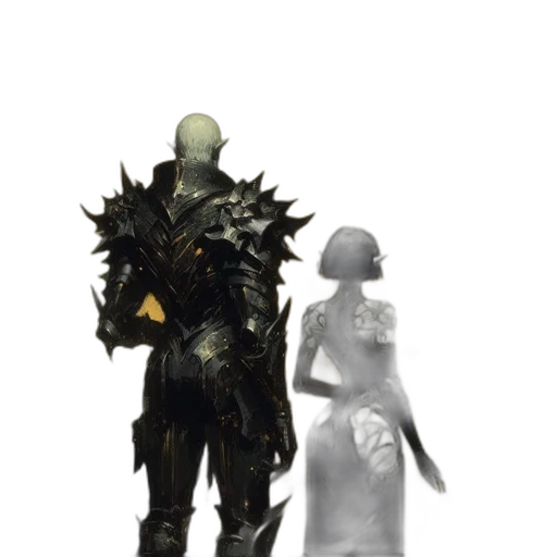 creature, staff, mask, robot transparent PNG cut-out