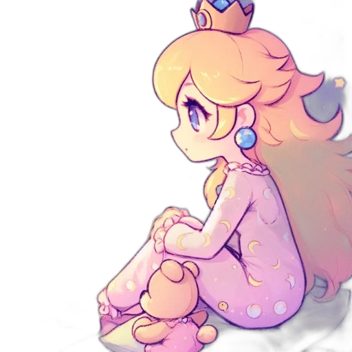 crown, dress, staff, creature transparent PNG cut-out