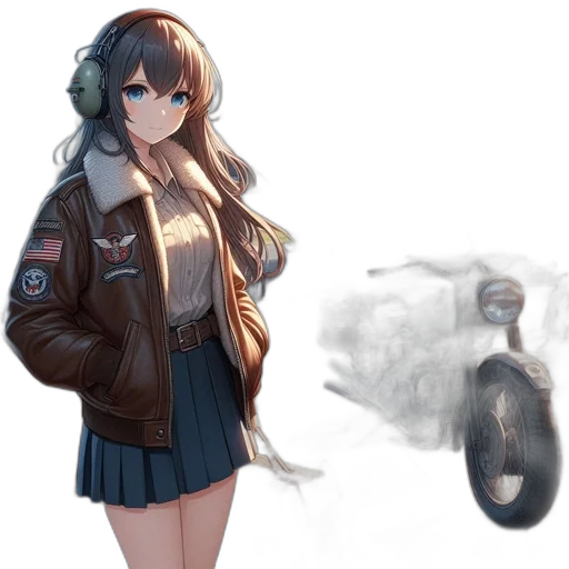 jacket, weapon, dress, creature transparent PNG cut-out