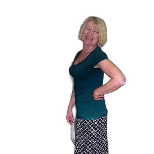 dress, staff, woman, green transparent PNG cut-out