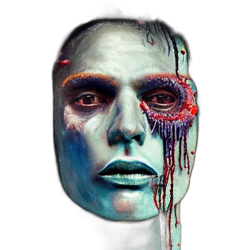 mask, face, creature, robot transparent PNG cut-out