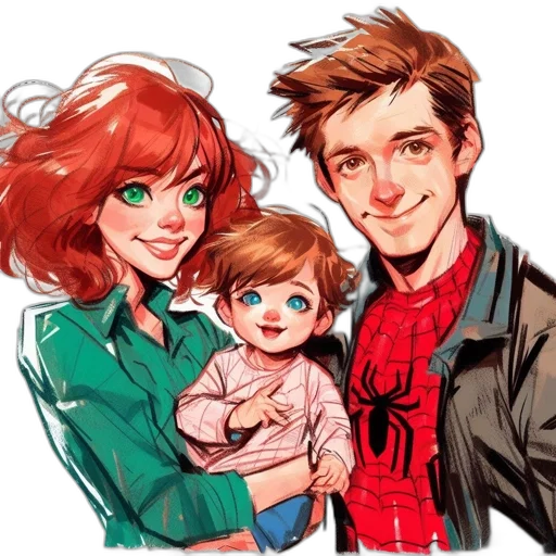 comic book art, cartoon, watercolor, concept art transparent PNG cut-out