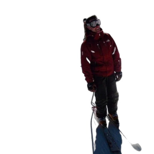 staff, jacket, 3d render, snow transparent PNG cut-out