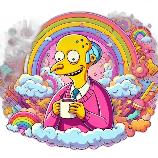 cartoon, vaporwave, pixel art, concept art transparent PNG cut-out