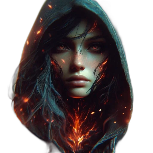 face, mask, jacket, dragon transparent PNG cut-out