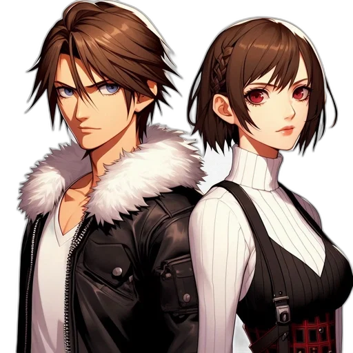 jacket, staff, concept art, pixel art transparent PNG cut-out