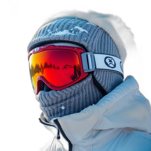 face, mask, jacket, hat transparent PNG cut-out