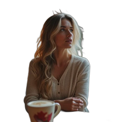 staff, dress, face, jewelry transparent PNG cut-out