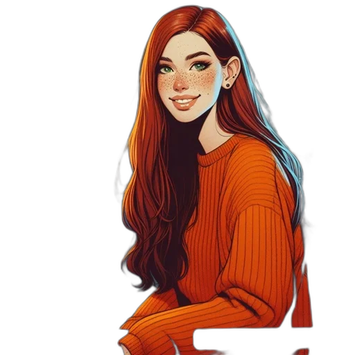 dress, face, hair, jacket transparent PNG cut-out