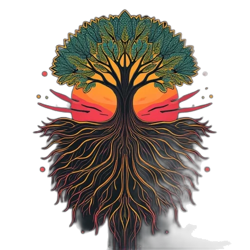 tree, crown, hair, mask transparent PNG cut-out