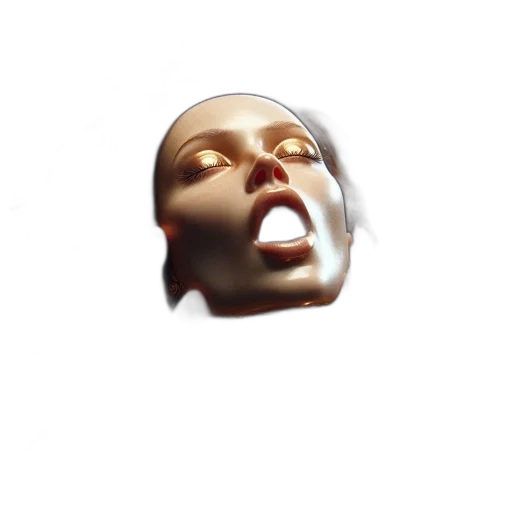 face, mask, creature, staff transparent PNG cut-out