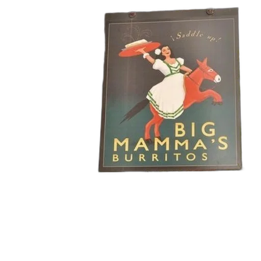 food, vintage-style, sign, big transparent PNG cut-out