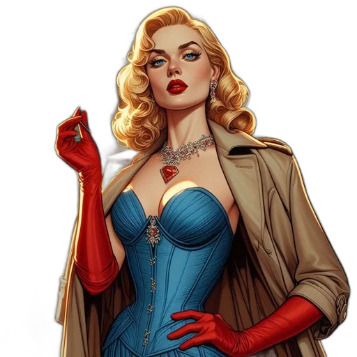 comic book art, concept art, fantasy art, cartoon transparent PNG cut-out
