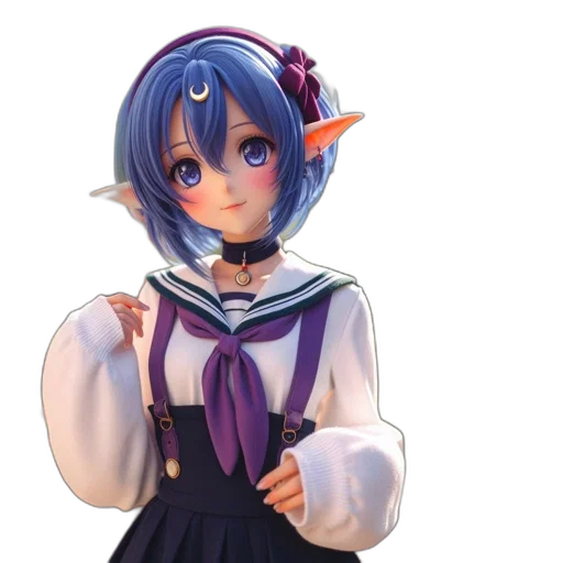 staff, dress, creature, face transparent PNG cut-out