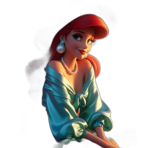 dress, hat, staff, jewelry transparent PNG cut-out