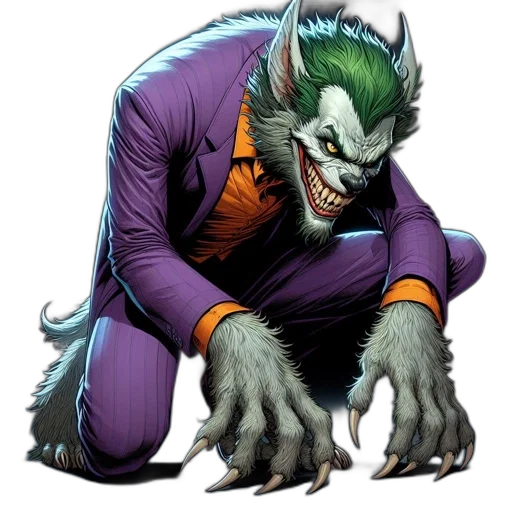 creature, mask, animal, comic book art transparent PNG cut-out