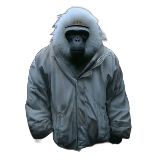 jacket, creature, animal, mask transparent PNG cut-out