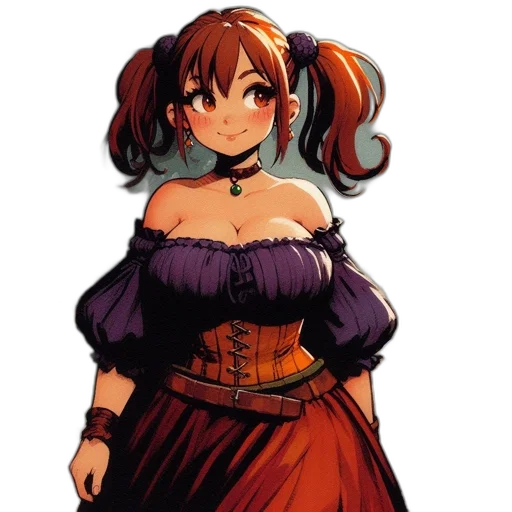 dress, staff, crown, pixel art transparent PNG cut-out