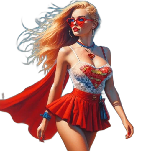 dress, comic book art, concept art, fantasy art transparent PNG cut-out