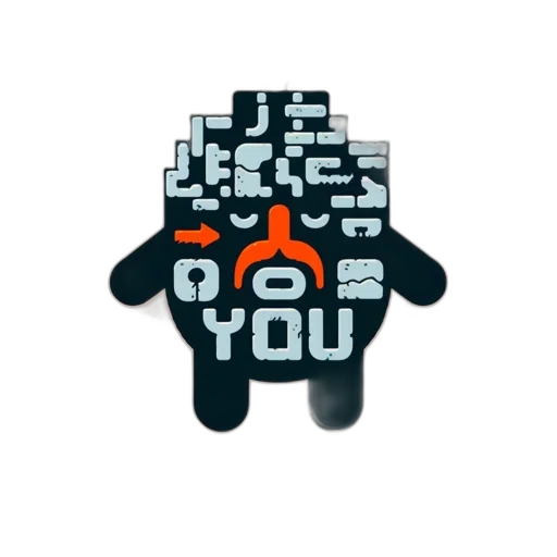 robot, jacket, staff, weapon transparent PNG cut-out