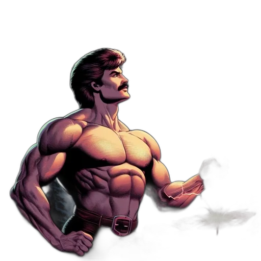 comic book art, concept art, pixel art, fantasy art transparent PNG cut-out