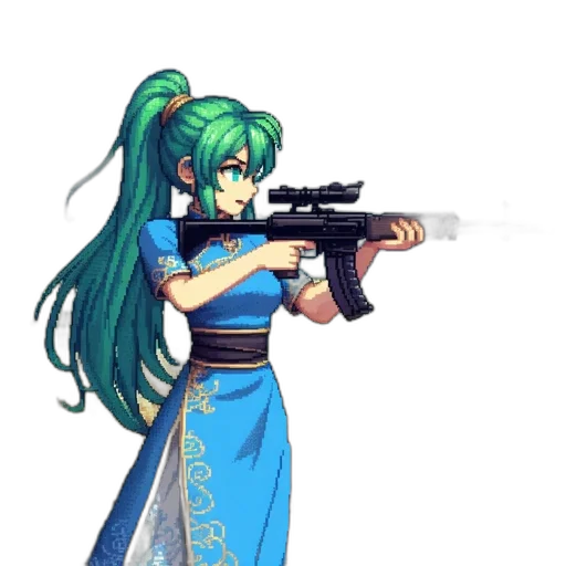 weapon, staff, sword, pixel art transparent PNG cut-out