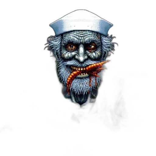 staff, face, mask, creature transparent PNG cut-out