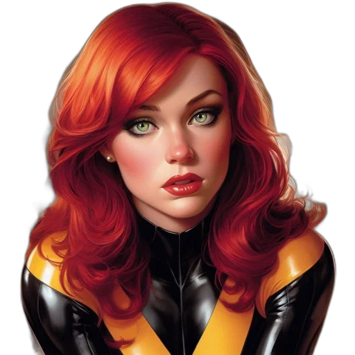 face, jacket, comic book art, concept art transparent PNG cut-out