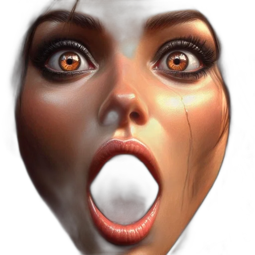 face, mask, creature, robot transparent PNG cut-out