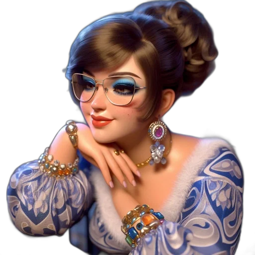 jewelry, crown, face, dress transparent PNG cut-out
