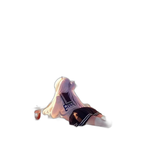 hair, staff, robot, creature transparent PNG cut-out