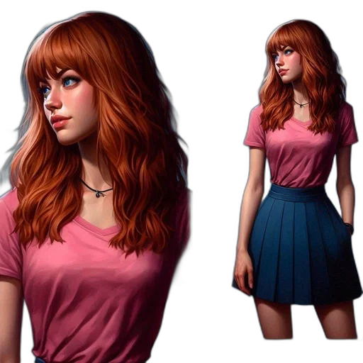 dress, concept art, 3d render, photorealistic transparent PNG cut-out