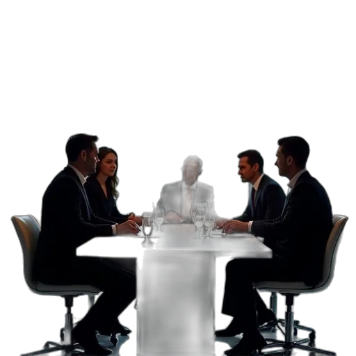 staff, furniture, face, robot transparent PNG cut-out