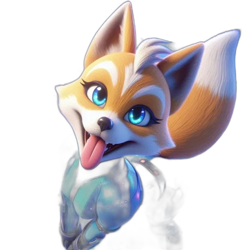 staff, animal, concept art, 3d render transparent PNG cut-out