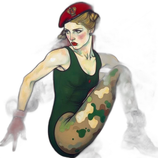 dress, hat, concept art, pixel art transparent PNG cut-out