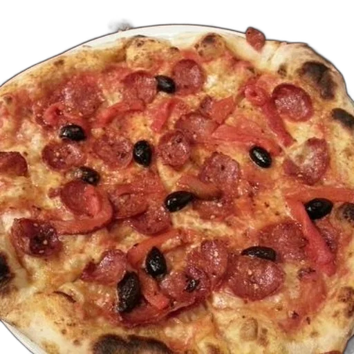 food, 3d render, photorealistic, pizza transparent PNG cut-out