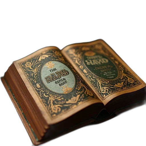 3d render, book, reggae, artists transparent PNG cut-out