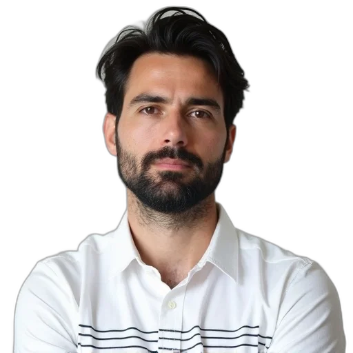 staff, face, jacket, hair transparent PNG cut-out