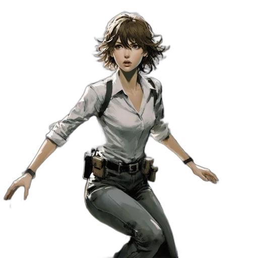 staff, jacket, concept art, comic book art transparent PNG cut-out