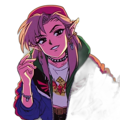 jewelry, jacket, staff, face transparent PNG cut-out