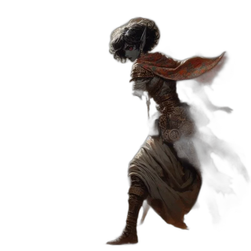 dragon, staff, sword, creature transparent PNG cut-out