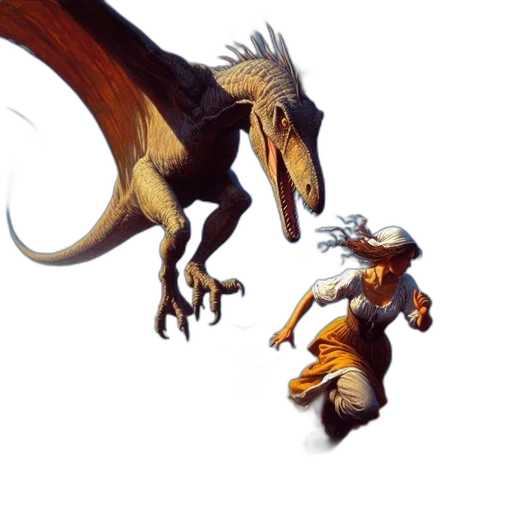 dragon, creature, animal, concept art transparent PNG cut-out